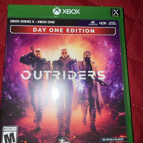 Outriders Xbox Game Disc - Black and Green - Picture 2 of 3